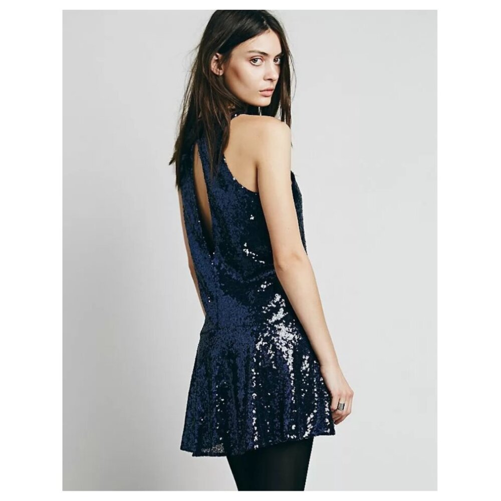Free People Liquid Shine Mini Dress - Picture 4 of 14